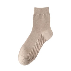 Men's Pure Cotton Crew <b>Socks</b> Solid Color Sweat Absorbent <b>Breathable</b> Summer Casual <b>Socks</b> Zhuji Origin - Product Image 5