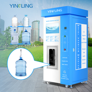 Automatic Coin Bill Operated Purified Water Vending Machine SDK <strong>QR</strong> <strong>Code</strong> Token UVend Light Sanitization for Commercial <strong>Use</strong> - Product Image 1