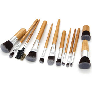 Ensemble de pinceaux de <span class=keywords><strong>maquillage</strong></span> à manche en bois de kabuki en bambou végétalien naturel biodégradable <span class=keywords><strong>kit</strong></span> de pinceaux de <span class=keywords><strong>maquillage</strong></span> professionnels japonais écologiques - Product Image 4