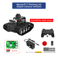 Hiwonder MentorPi Tank Chassis Raspberry Pi Robot Car, ROS AI Codificación Robot con LLM ChatGPT, SLAM y Conducción Autónoma