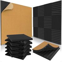 Matériel insonorisant personnalisé, mousse acoustique en forme de coin, mousse d'isolation phonique, panneau acoustique pour studio d'enregistrement musical