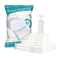 Sacs de Rangement Sous Vide PA+PE pour un Gain de Place Optimal – Organisateur de Vêtements, Sacs de Compression Plats