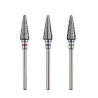 Outil rotatif durable universel à double sens, fraise à rainures droites en carbure, fraise rotative pour perceuse à ongles