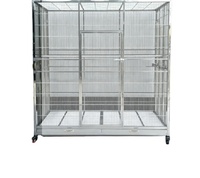 Cage à oiseaux écologique en acier inoxydable, cage géante pour ara, volière extérieure extra-large pour perroquets