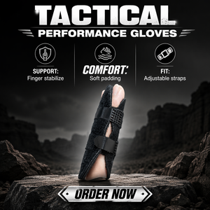 Neopren Kırık Fiksasyonu Burkulma Düzeltme Tendon Parmak Ateli Desteği Sabit Koruyucu Aşınmaya Dayanıklı Parmak Koruyucu Kılıf - Product Image 2