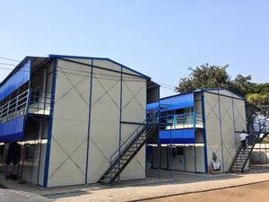 TOPPRE Diseño tradicional chino Tipo K Panel sándwich Casa Estructura de acero ligera Unidades de Casa K modulares prefabricadas para apartamentos - Product Image 4