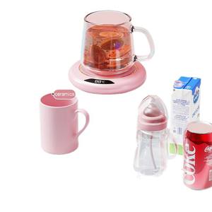 Posavasos de temperatura constante inteligente <span class=keywords><strong>USB</strong></span> de registro personalizado, 3 Ajustes de temperatura, almohadilla calefactora de agua para té de la leche de oficina, calentador de <span class=keywords><strong>taza</strong></span> - Product Image 6