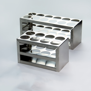 Cryovial tüp ve santrifüj tüp için toptan paslanmaz çelik Test tüpü tutucu - Product Image 2