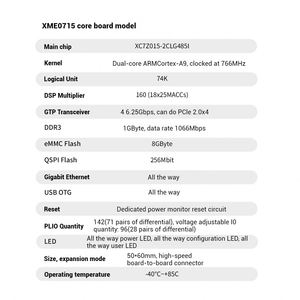 XME0715อุตสาหกรรม microphase Xilinx FPGA zynq Core BOARD 7015 eMMC - Product Image 5