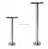 La base de Tableau d'acier inoxydable de style de boulon de Lifepursue a balayé la finition pour la table de restaurant