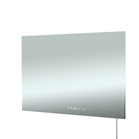 Inteligente 7 días x 24 horas Programación semanal incorporada Termostato desempañador M60D 600W 220-240 V ~ Calentadores de panel de espejo infrarrojo