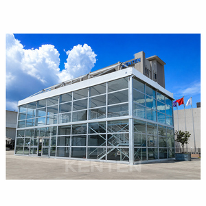 Tente à double étage avec mur en verre panoramique KENTEN, fabricant de tentes à double étage, pavillon à double étage sur mesure, OEM/ODM, tente à double couche - Product Image 1