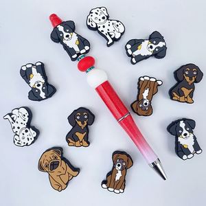 Bolígrafos de Silicona Hechos a Mano, Ecológicos y de Lujo, con Diseños 3D Personalizados de Anime, Perros de Dibujos Animados y Cuentas Focales Médicas, Venta al por Mayor para Navidad - Product Image 2