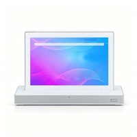 Tablette de bureau Android 10,1 pouces à double écran tactile, processeur RK3568 Quad Core, tactile capacitif avec caméra et micro pour menu numérique professionnel