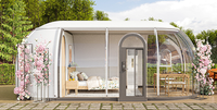 Pleine maison claire lucarne ronde Lamping Dome Igloo Tente Polycarbonate Dome House Room