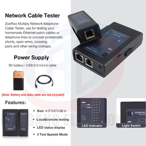 Tutto in acciaio RG 8 1 rete crimpatura <span class=keywords><strong>Kit</strong></span> strumento comodo passante filo lame taglio Cat6 connettore avvio RJ45 crimpatura strumento - Product Image 3