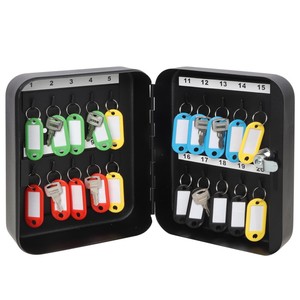 Treo Tường Kim Loại <span class=keywords><strong>Key</strong></span> Khóa Lưu Trữ <span class=keywords><strong>Box</strong></span> Với 20 Móc Chìa Khóa Tủ Chìa Khóa - Product Image 2