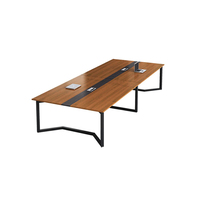 Table de conférence de salle de réunion en bois moderne de haute qualité, prix d'usine en Chine, mobilier de bureau, écologique, durable, hôpital, école