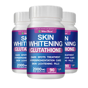 Oem Private Label <span class=keywords><strong>L</strong></span> Glutathion <span class=keywords><strong>Whitening</strong></span> Capsule Vitamine C B3 Druivenzaad Gember Beste Super Huid <span class=keywords><strong>Whitening</strong></span> Pillen Te Koop - Product Image 1