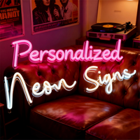 Enseigne au néon LED personnalisée avec logo en forme personnalisée, panneau arrière en acrylique, étanche IP65, pour entreprises, hôpitaux, maison, bureau, boutique, bar