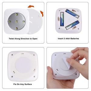 Ensemble de lumières LED sans fil avec télécommande, alimentées par piles, pour éclairage nocturne sous les armoires - Product Image 5