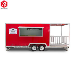 Remorque professionnelle de crème glacée et de nourriture pour hot-dogs à vendre avec fenêtre de concession Food Truck mobile - Product Image 6