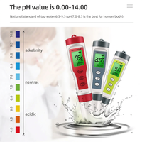 Stylo testeur numérique de qualité de l'eau PH TDS EC Température pour piscine, aquarium, eau potable