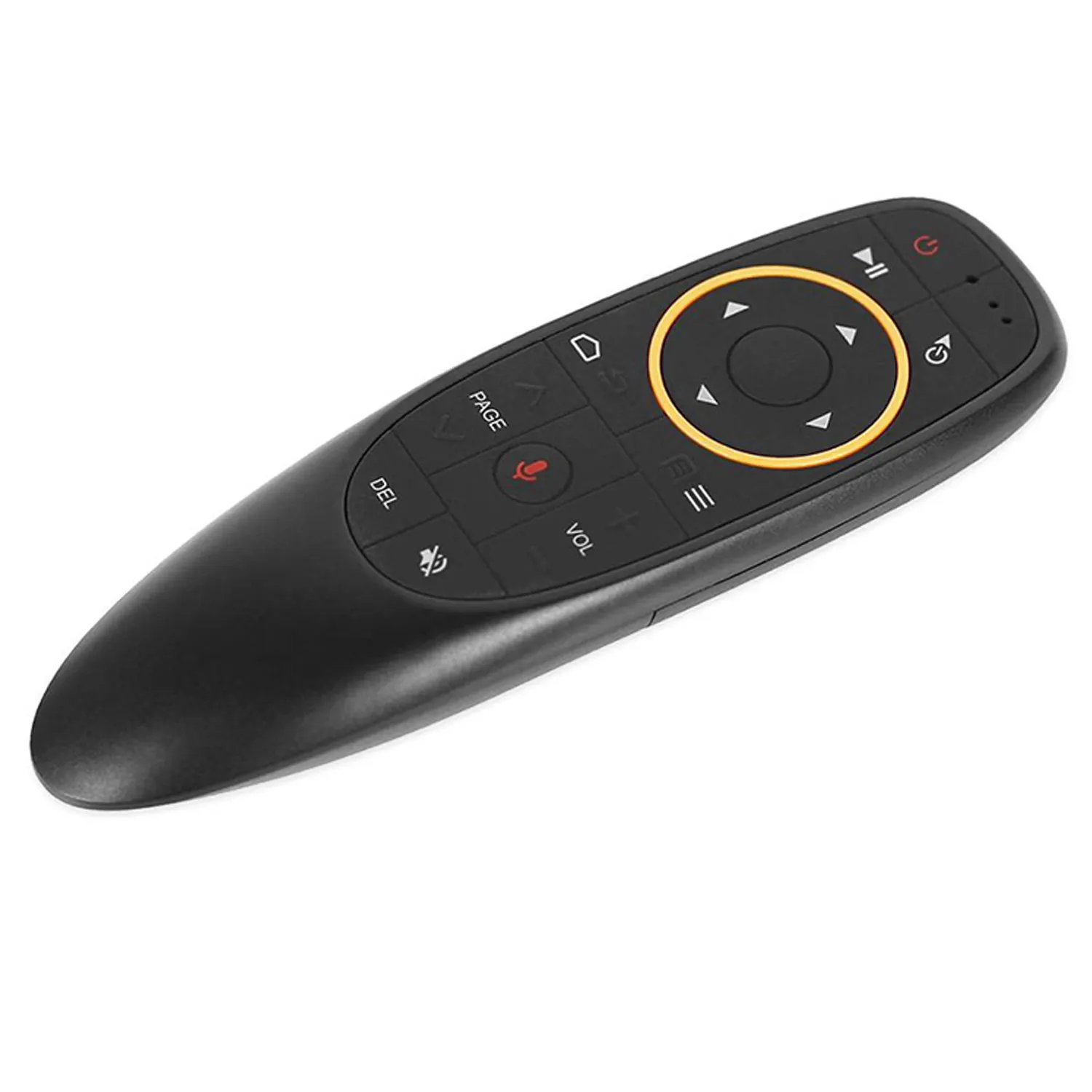 2.4 G Wireless Air Mouse 10 Meters Usage Range ABS Material 17 keys, Support For Voice Flying Mouse Remote Control