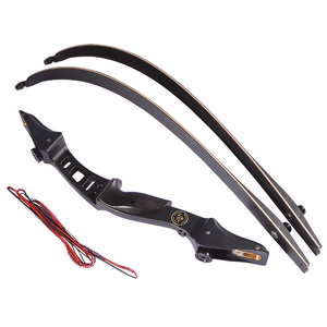 Arco Recurvo Desmontable Little Prince ILF 20-50LBS 60 Pulgadas, Palas Importadas de Vidrio, Arce y Carbono, Empuñadura Fundida a Presión de 17 Pulgadas - Product Image 2