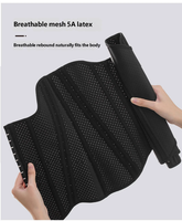 Corset amincissant respirant pour femme, avec fermeture multi-agrafes, gaine ventre plat et sculptante