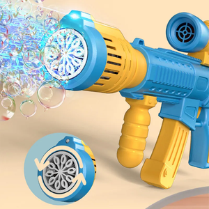Pistolet <span class=keywords><strong>à</strong></span> <span class=keywords><strong>bulles</strong></span> automatique <span class=keywords><strong>à</strong></span> 12 trous M416, jeux d'eau d'été pour enfants, jeux de plein air, ensembles de jouets, machine <span class=keywords><strong>à</strong></span> <span class=keywords><strong>bulles</strong></span> - Product Image 3