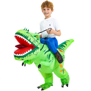 Vestito gonfiabile del partito dei bambini del dinosauro di equitazione di Halloween per i bambini di tutte le età - Product Image 1