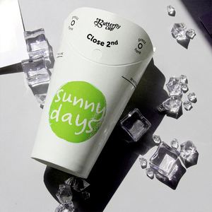 Bicchieri di carta usa e getta con logo personalizzato, finitura opaca singola e doppia, decorati con farfalle, per bevande calde, spessi - Product Image 3