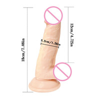 Wholesale PVC Dildo Toy for Women Japanese Sexy Bulk Dildo Masturbation China Supplier