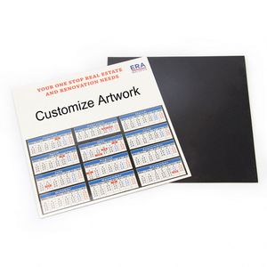 แม่เหล็กติดตู้เย็นแบบปฏิทิน พิมพ์ลายบนกระดาษแข็ง พร้อมปฏิทิน - Product Image 1