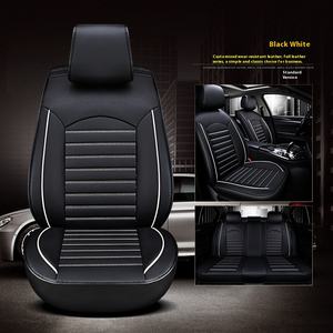 Универсальные чехлы на сиденья автомобиля полный комплект Кожаная подушка для салона автомобиля четыре сезона подходит для летнего использования - Product Image 5