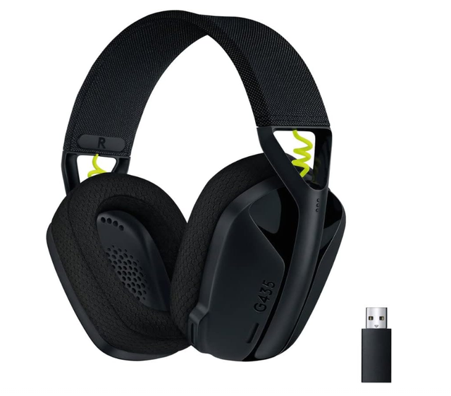 Logitech G435 Lightspeed Wireless Gaming Headset Dual Mode Headphones with Mic for PC PS5 Mobile Headset