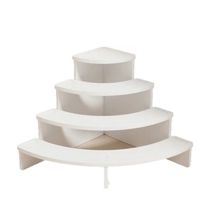 Desktop Curved Figurine Stand 3-Tier Lightweight Display Rack For Ornaments Succulents Blind <b>Box</b> Dolls - Product Image 1