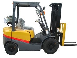 Lpg מלגזה 2.5ton 3ton 5ton פרופן בנזין מלגזה משאית 3 מ '6m מעלית עם סוגר מיכל Lp בחינם לבנייה מחסן - Product Image 1