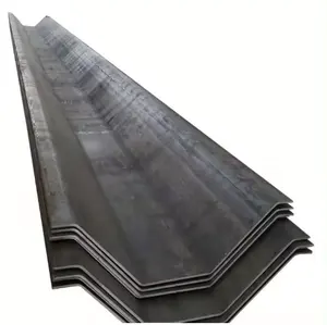 Water Retaining Wall Z Type U Type On Promotion Sheet Pile Hot Rolled Steel