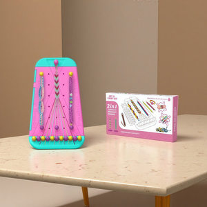 Fantasy Animal Creative DIY Nylon Bracelet Making Kit with <strong>Loom</strong> Bands and <strong>Beads</strong> <strong>for</strong> Girls 4-6Y Boxed - Product Image 1
