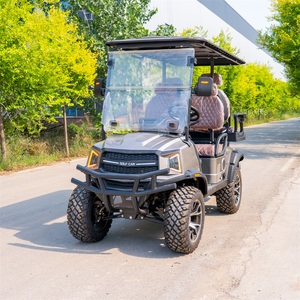 Nouvelle conception de voiturette de golf 4 places homologuée pour la route, tout-terrain, avec <span class=keywords><strong>grand</strong></span> écran tactile et batterie électrique 60v pour utilisation en <span class=keywords><strong>club</strong></span> - Product Image 2