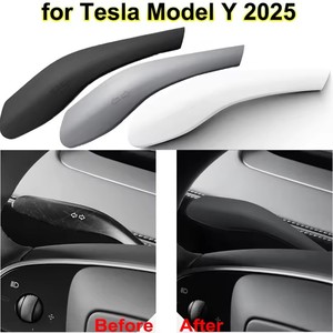 <span class=keywords><strong>Coque</strong></span> <span class=keywords><strong>de</strong></span> protection élégante en silicone pour <span class=keywords><strong>levier</strong></span> <span class=keywords><strong>de</strong></span> vitesses <span class=keywords><strong>de</strong></span> volant Tesla Model Y Juniper 2025 - Product Image 3