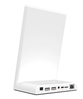 Tablette Android capacitive en forme de L de 8 pouces, écran tactile, affichage du menu, caméra POE RJ45 NFC avec port USB