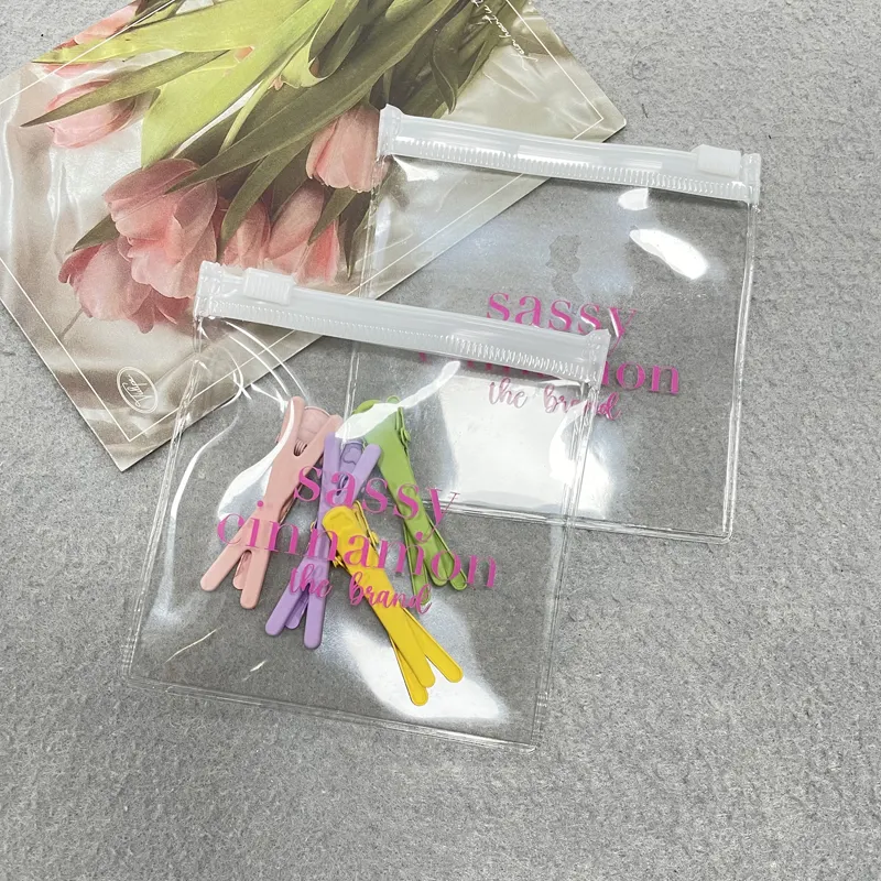 Custom Logo Ziplock Packaging for Jewelry Business High Quality White Plastic Zip Bag Recyclable Feature Small Pouch Earrings