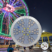 Lampes LED préprogrammées RGB AC24V 60MM à haute luminosité, points lumineux pour parcs d'attractions, manèges, parcs à thème