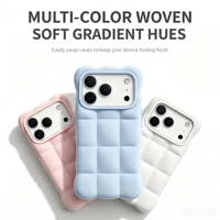 Coque de téléphone souple antichoc en silicone liquide Puff Cloud, design sportif, pour iPhone 18 17 Pro, vente en gros