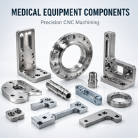 Pièces de fraisage CNC de précision pour équipement médical, acier inoxydable sur mesure pour le travail des composants mécaniques