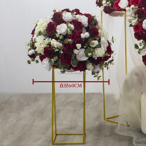 حرير 30:-80 + حرير صناعي كبير ثلاثي الأبعاد وردي أبيض وردي زفاف بترتيب - Product Image 4