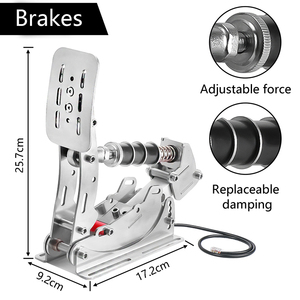 Sensor de pesaje profesional <span class=keywords><strong>Euro</strong></span> <span class=keywords><strong>Truck</strong></span> <span class=keywords><strong>Simulator</strong></span> 2 Juego SIM Jack pro SIM pedales de carreras <span class=keywords><strong>para</strong></span> simulación de carreras - Product Image 4